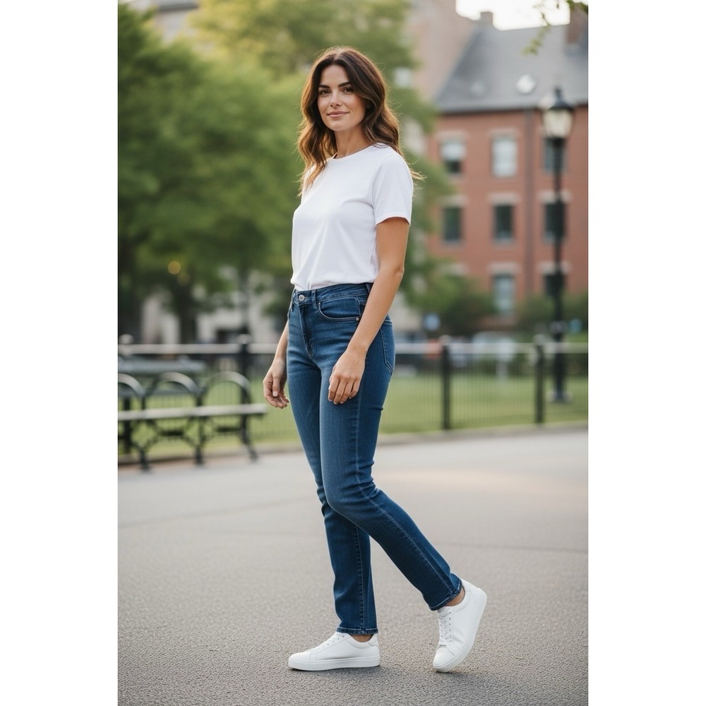 Not‎ Your Daughters Jeans NYDJ Women Size 8 Medium Wash Mid-Rise Bootcut